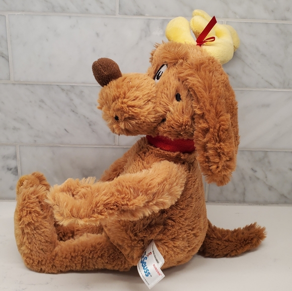 Dr. Seuss’ Grinch Christmas Max Dog Plush 16" - Picture 2 of 7